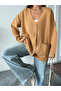 Double Pocket Bone Button Knitwear Cardigan Mustard - Mustard - 4