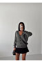 Sirena Pocketed Knitwear Cardigan - Smoked