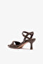 Osso Brown Leather Women's Heeled Shoes - 3