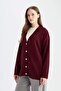 Relax Fit V-Neck Buttoned Knitwear Cardigan E6134Ax25Au - 3