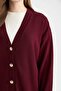 Relax Fit V-Neck Buttoned Knitwear Cardigan E6134Ax25Au - 5