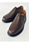 Men's Genuine Leather Ultra Comfortable Gel-Lined Lightweight Orthopedic Poly Everyday Comfortable Brown Dad Shoes - 3