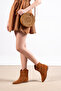 Storm Tan Suede Leather Women's Summer Boots - 2