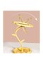 Desk Makeup MirrorRotatingDetachableSunflower PatternRing Holder - 3