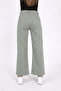 Jean Pants with Rubber Detail - Green - 2