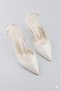 Women's Leather Pointed Toe Heeled Shoes 9 cm |   Ankle Strap Stylish Comfortable Stiletto Daily Evening Dress - 2