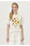 A Simple Start Printed Crew Neck Oversize Trendy Women's T-Shirt