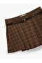 Plaid Brown Women's Skirt 6Wal70044Iw - 5