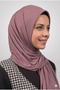 Practical Combed Cotton Shawl – Dusty Rose Color, Ready to Wear with Sponge on the Front, Suitable for All Seasons, Daily Use |   Shal Paradise - 2