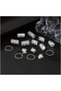 Bohemian Hair Ring-Hair Earring Ring Mixed Model Set 10 Lu Hair Charms (Bc-1152) - 5