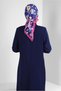 ALVINA FLOWER PATTERNED SCARF 8237 - 2