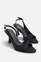 Lulu women's open back high heel shoe a006-k1914