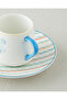 Lyanna New Bone China 4 Piece Coffee Cup Set for 2 People 90 ml Colorful - 5