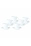 Carine Cup & Saucer, 22 cl, 12 pcs, White - 6
