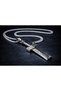 Stainless Steel Symbol of Power, Warrior's Soul Broken Tip Sword Pendant - 4