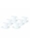Carine Cup & Saucer, 22 cl, 12 pcs, White - 4
