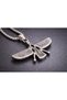 Antique Silver Color Stainless Steel Spiritual Symbol Faravahar Ancient Persian Culture Ahura Mazda Pendant - 5