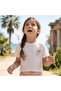 Girls' Summer Cropped T-Shirt and Patterned Shorts Set – Comfortable & Stylish 2-Piece Set - 8