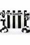 Luxury Black and White Fan (Super Set) with Backboard Concept Birthday Party Set Decoration