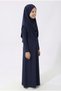 Girl's Prayer Jersey Hijab Dress One Piece Full Length - 2