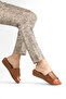 Artı&Jel-5003 Orthopedic Jel Heel Spur Function Women's Crtlı Taba Slipper - 5