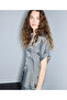 Shirt Relaxed Fit with Glossy Texture - 5