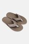 Men Brand Logo Slip On Slipper, Taupe - 2