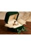 Bronze Women's Ring Antique Jewelry White Moonstone Oval Model Adjustable Vintage Ring - 6