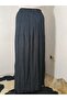 Elastic Waist 3-Layer Ruffled Viscose Fabric Skirt, Mevlana Long Cotton Skirt - 5