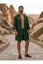Men's Kimono Set – 3-Piece Lace Set (Bathrobe + Trousers + Shorts) - 7