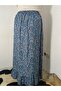 Viscose Fabric Skirt with Elastic Waist and Single Layer Ruffles at the Bottom, 100% Cotton, Size 36-44 - 5