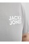 Men's Gray Jjecorp Logo Tee Ss O-Neck Noos Pls Large Size T-Shirt - 6