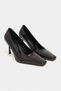 Zivy Brown Rustic Patterned Blunt Toe 7-8 cm Heel Length Heeled Women's Shoes - 4