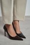 Lunara Brown Patent Leather Pointed Toe Women's Stiletto - 7
