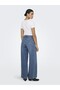 Women's Blue Onlsılky Soft Hw Wide Dnm Pım233 Noos Jean 15369052-Mediumblu - 3