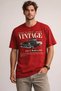Vintage Car Printed Unisex Oversize T-Shirt – Retro Vehicle Themed Graphic Design Casual T-Shirt
