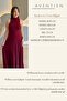 Elegant Burgundy Dress with High Collar and Pleated Draping - 2