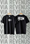 The Crew Front and Back Printed Crew Neck Loose Fit 100% Cotton Unisex Tshirt