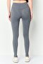 Women Tight Fit Training Leggings, Grey - 4