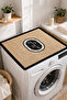 Stain-Resistant, Non-Slip, Washable Washing Machine Dryer Cover & Mat (60X60 cm)