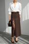 Lace Detailed Slit Long Skirt - 4