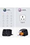 World to UK Travel Adapter Universal 3-Prong Power Converter, Transforms US/JP/AU/EU/CN UK - 4