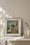 Decorative Antique Patterned Square 20X20 Glass Plastic Photo Frame - 2