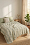 5 Layers Filled Muslin Double Bedspread 220X240 cm 100% Cotton Double-Sided Jacquard Patterned Coverlet - 5