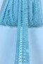 Water Green Cross Patterned High Quality Fringe Ribbon Tassel - 2