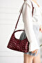 Women's Studded Detail Adjustable Strap El and Shoulder Bag Sofia - 3
