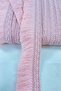Pink Striped High Quality Cotton Fringe Ribbon Tassel