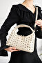 Women's Studded Detail Adjustable Strap El and Shoulder Bag Sofia