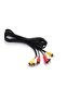 Scart to Rca Skart Tos Av Svideo Converter Set + Rca Cable - 2