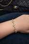 Stylish Gold-Tone Steel Bracelet - 3